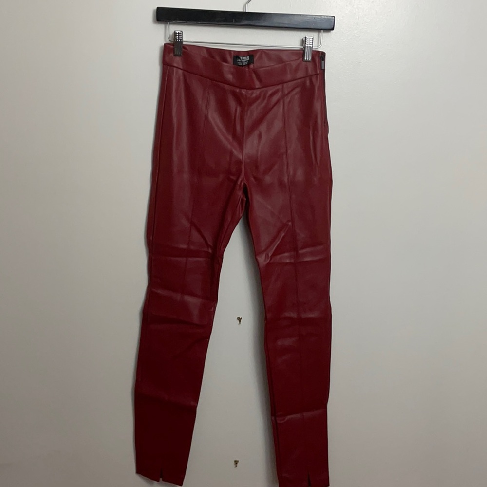 NWOT Zara Leatherlook Leggings